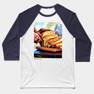 Cooking - Grandma Slicing Bread Baseball T-Shirt